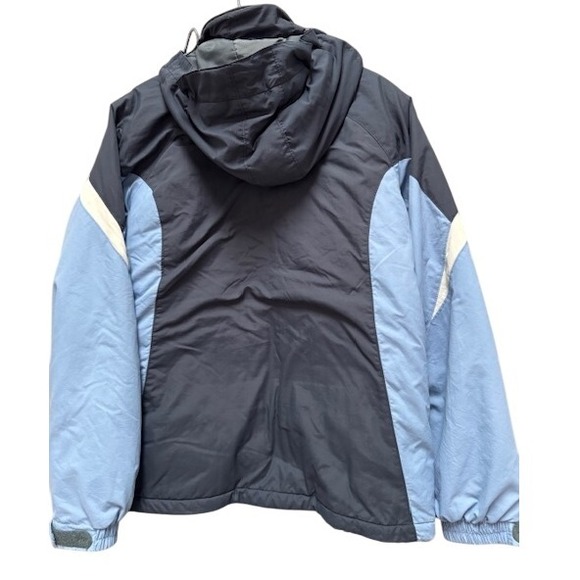 Helly Hansen Womens Ski Jacket Hooded Waterproof Breathable Blue Gray - Large - Picture 7 of 16